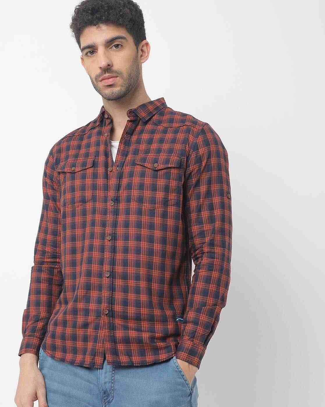 Checked Slim Fit Shirt