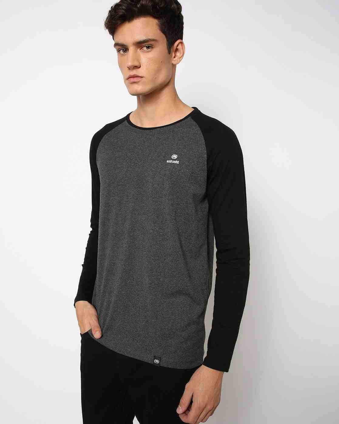 Colourblock Slim Fit Crew-Neck T-shirt