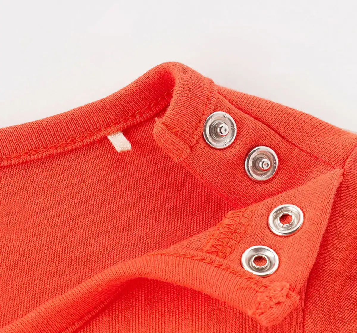 Infant Boys Printed 100% Cotton Bodysuit - Orange