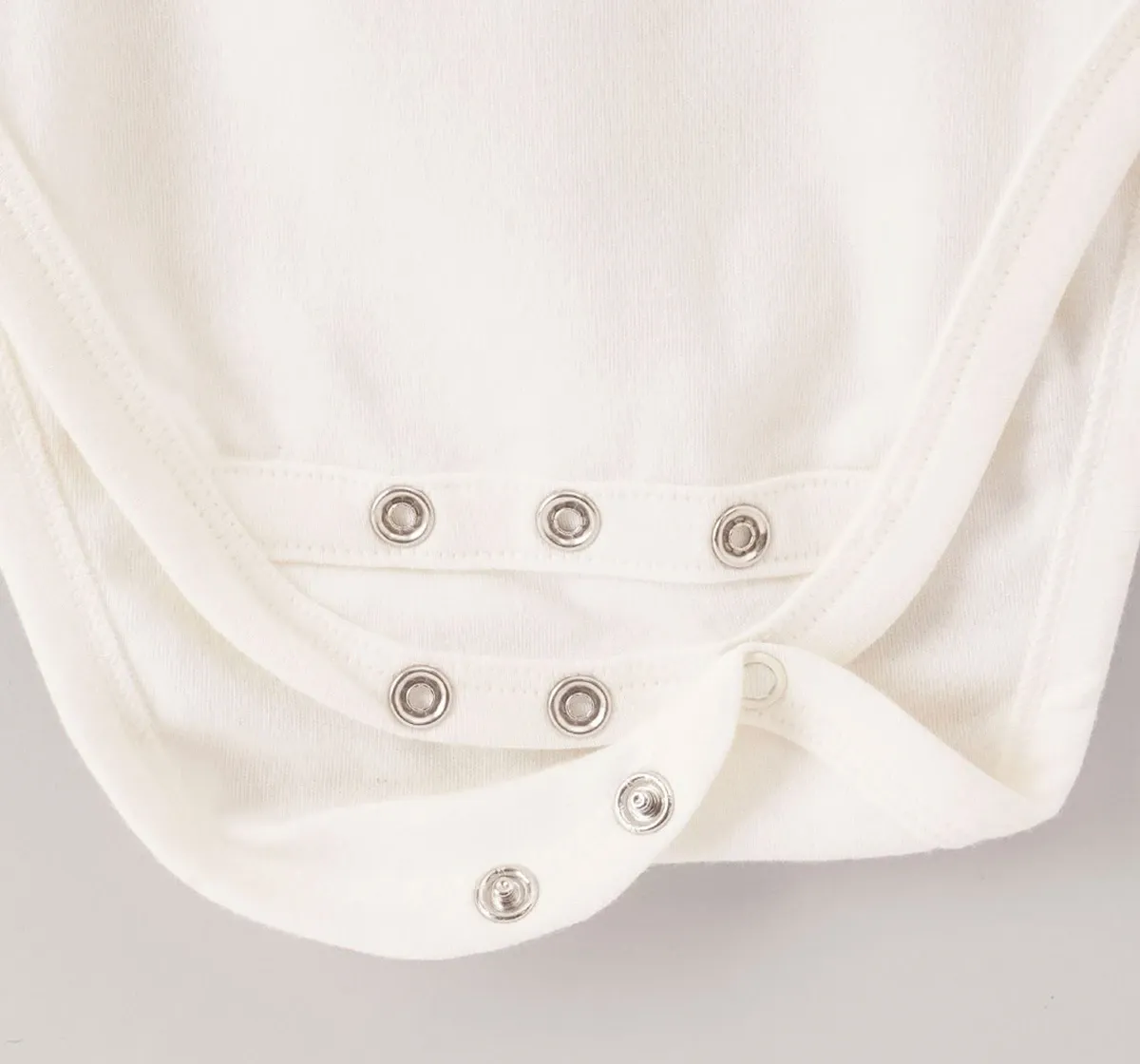 Infant Boys Printed 100% Cotton Bodysuit - White