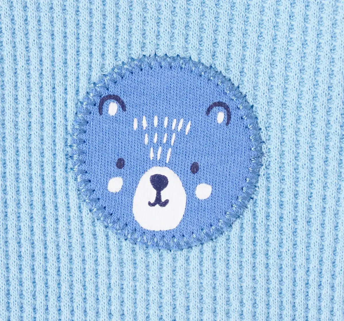 Infant Boys Printed 100% Cotton Bodysuit - Blue