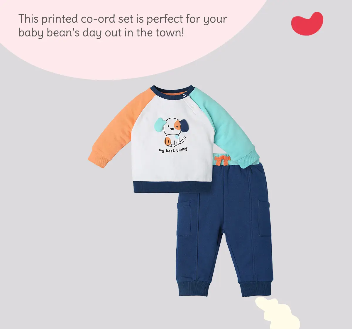 Infant Boys Printed 100% Cotton Clothing Set - Multicolour (Pack Of 2)