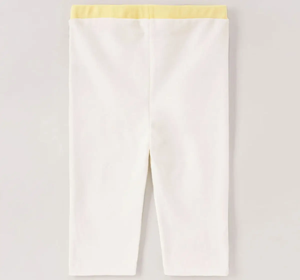 Infant Boys Printed 100% Cotton Joggers - White