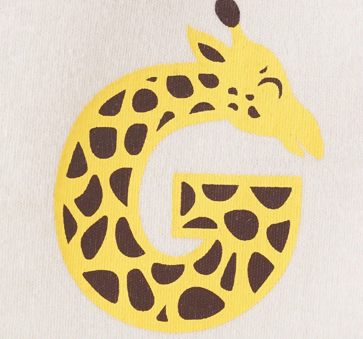 Infant Boys Printed 100% Cotton Joggers - White