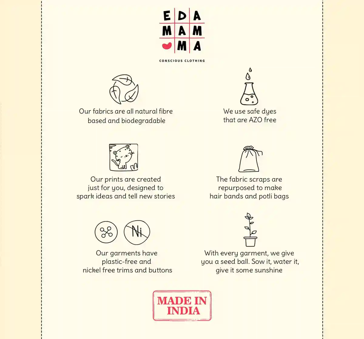 Infant Boys Printed 100% Cotton Joggers - White