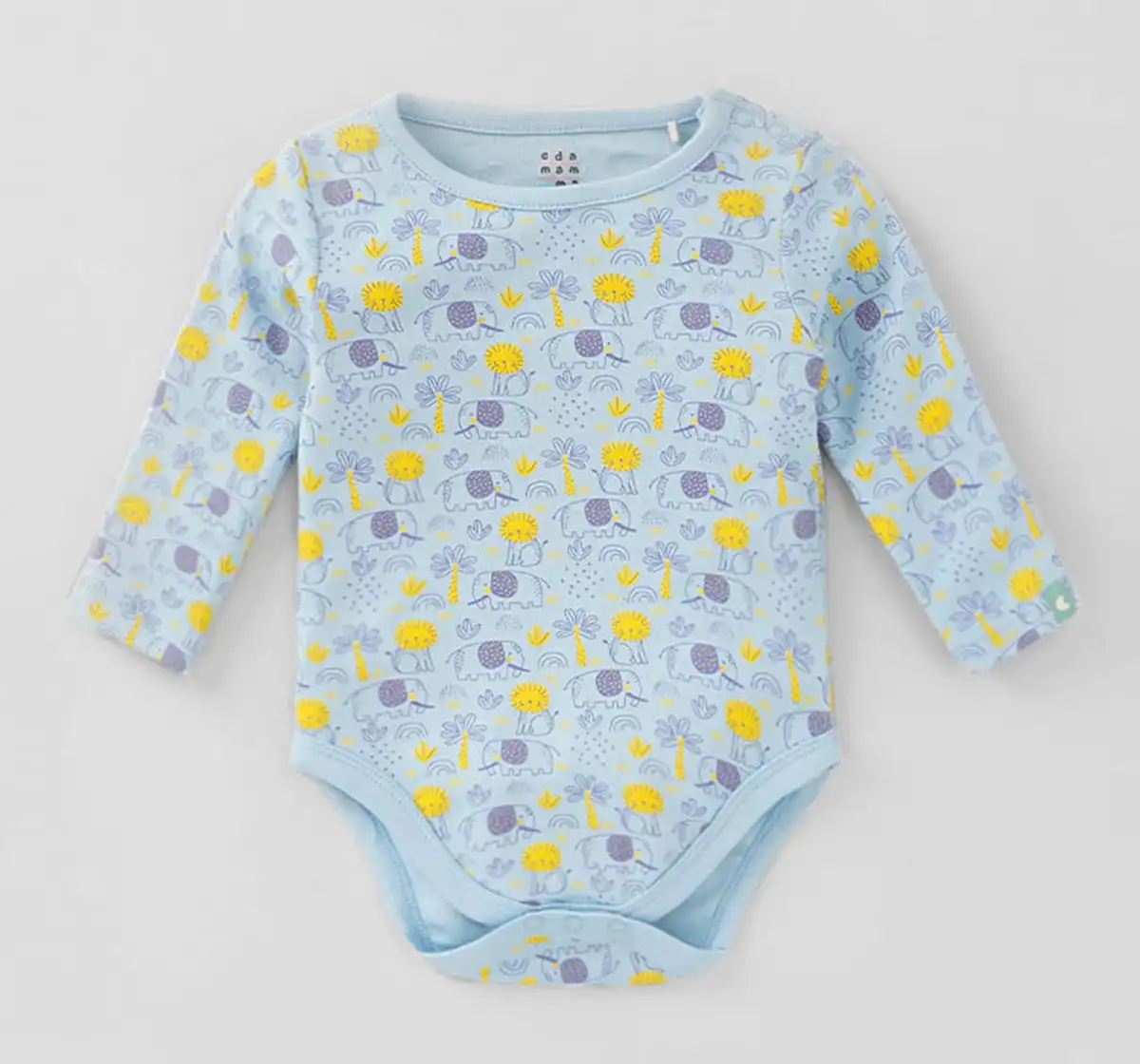 Infant Boys Printed 100% Cotton Bodysuit - Multicolour (Pack of 2)