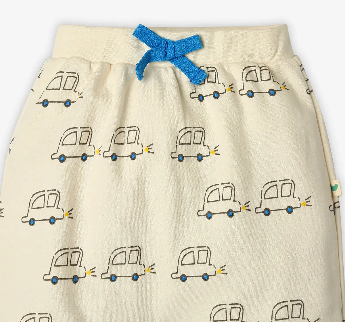 Infant Boys Printed 100% Cotton Joggers - Multicolour (Pack of 2)