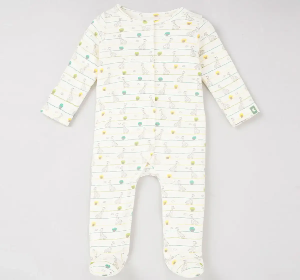Infant Boys Printed 100% Cotton Sleepsuit Set - Multicolour (Pack of 2)