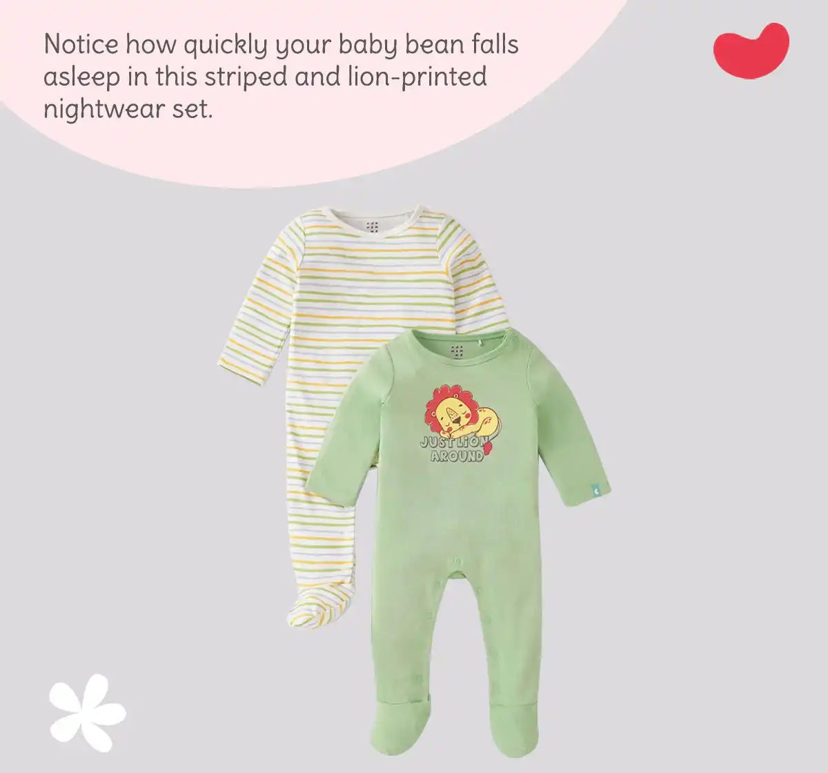 Infant Boys Printed 100% Cotton Sleepsuit Set - Multicolour (Pack of 2)