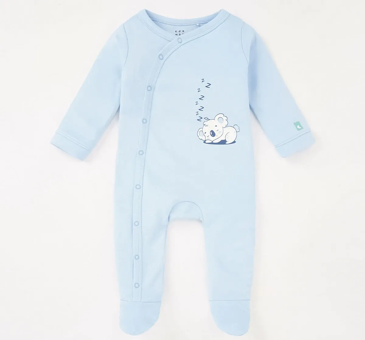 Infant Boys Printed 100% Cotton Sleepsuit Set - Multicolour (Pack of 2)