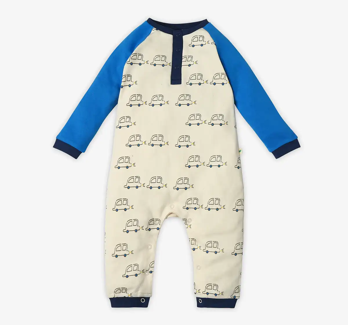 Infant Boys Printed 100% Cotton Romper - Multicolour (Pack of 2)