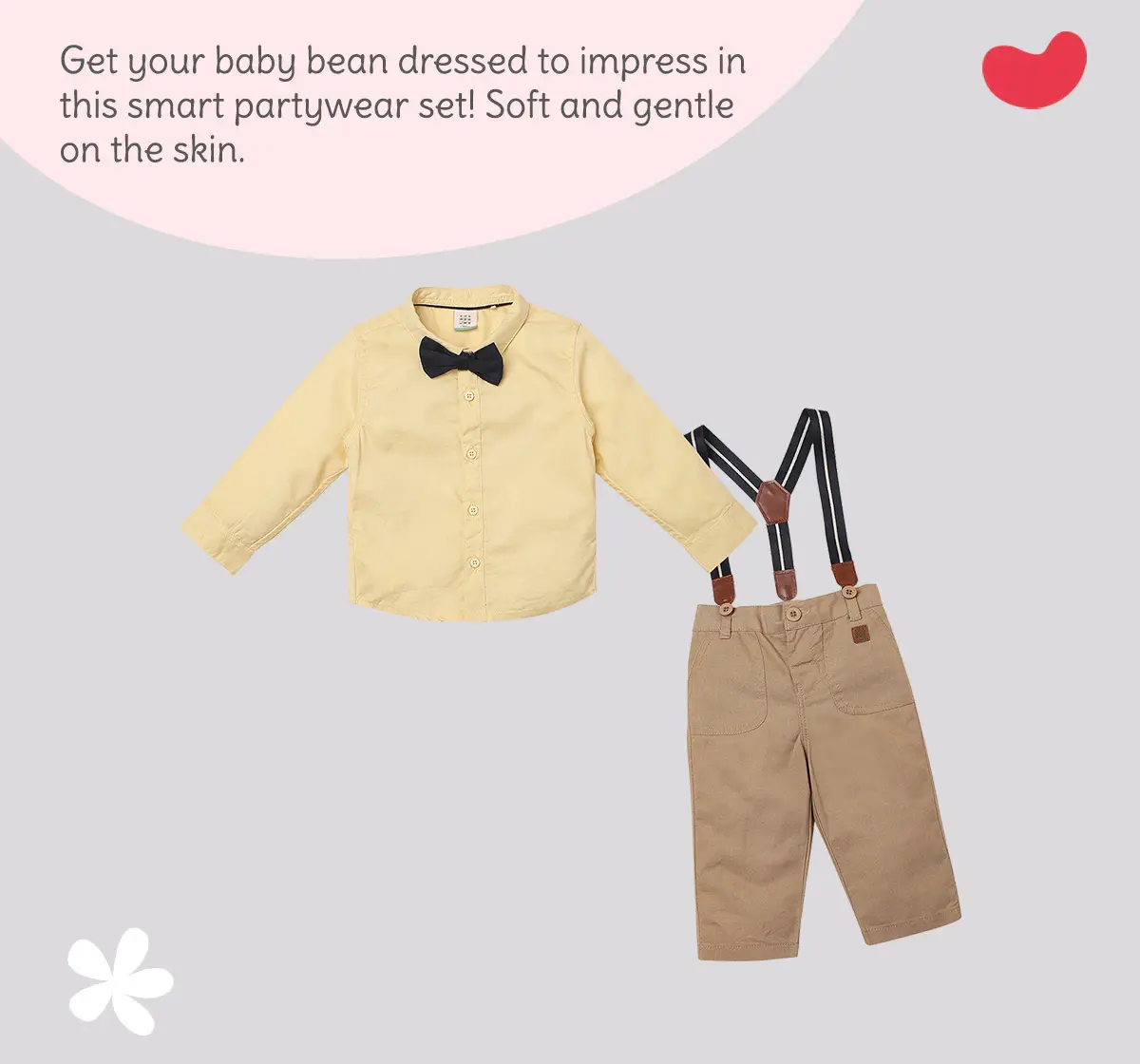 Infant Boys 100% Cotton Partywear Set - Multicolour (Pack of 2)