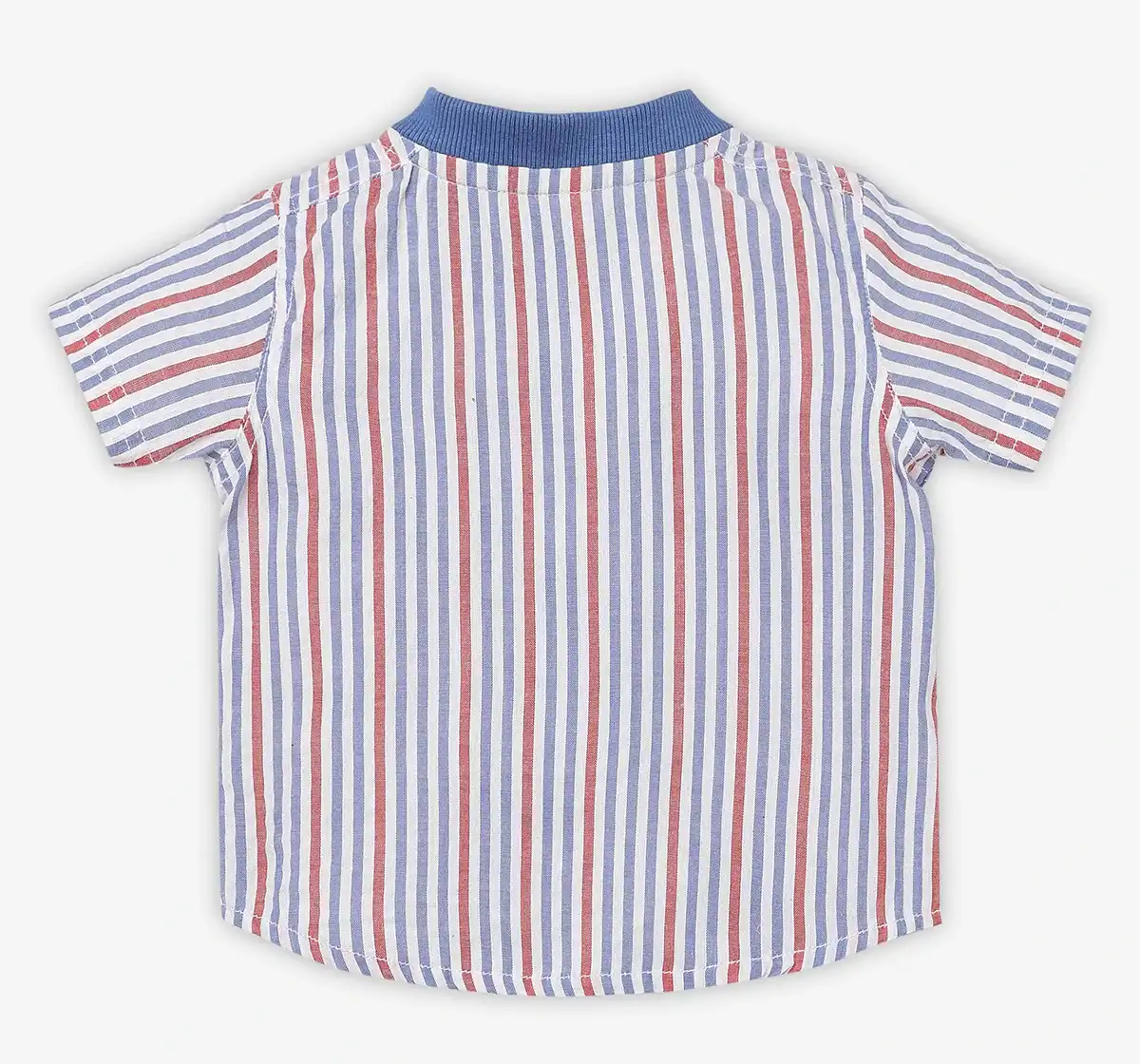 Infant Boys Striped 100% Cotton Shirt - Multicolour