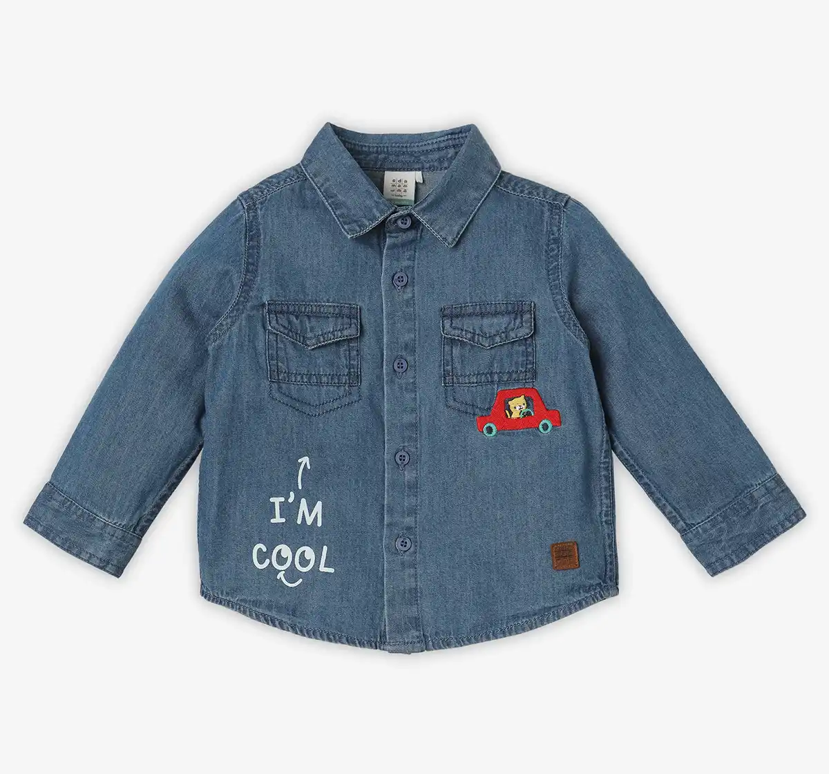Denim Shirt With Embroidery