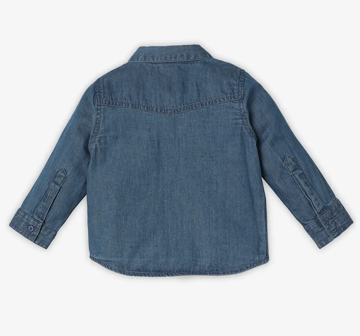 Denim Shirt With Embroidery