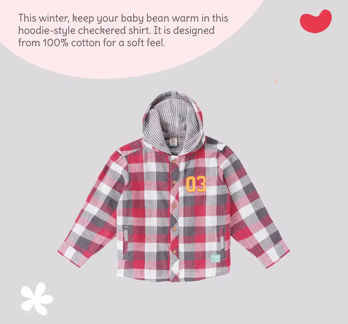 Check Shirt With Hoodie