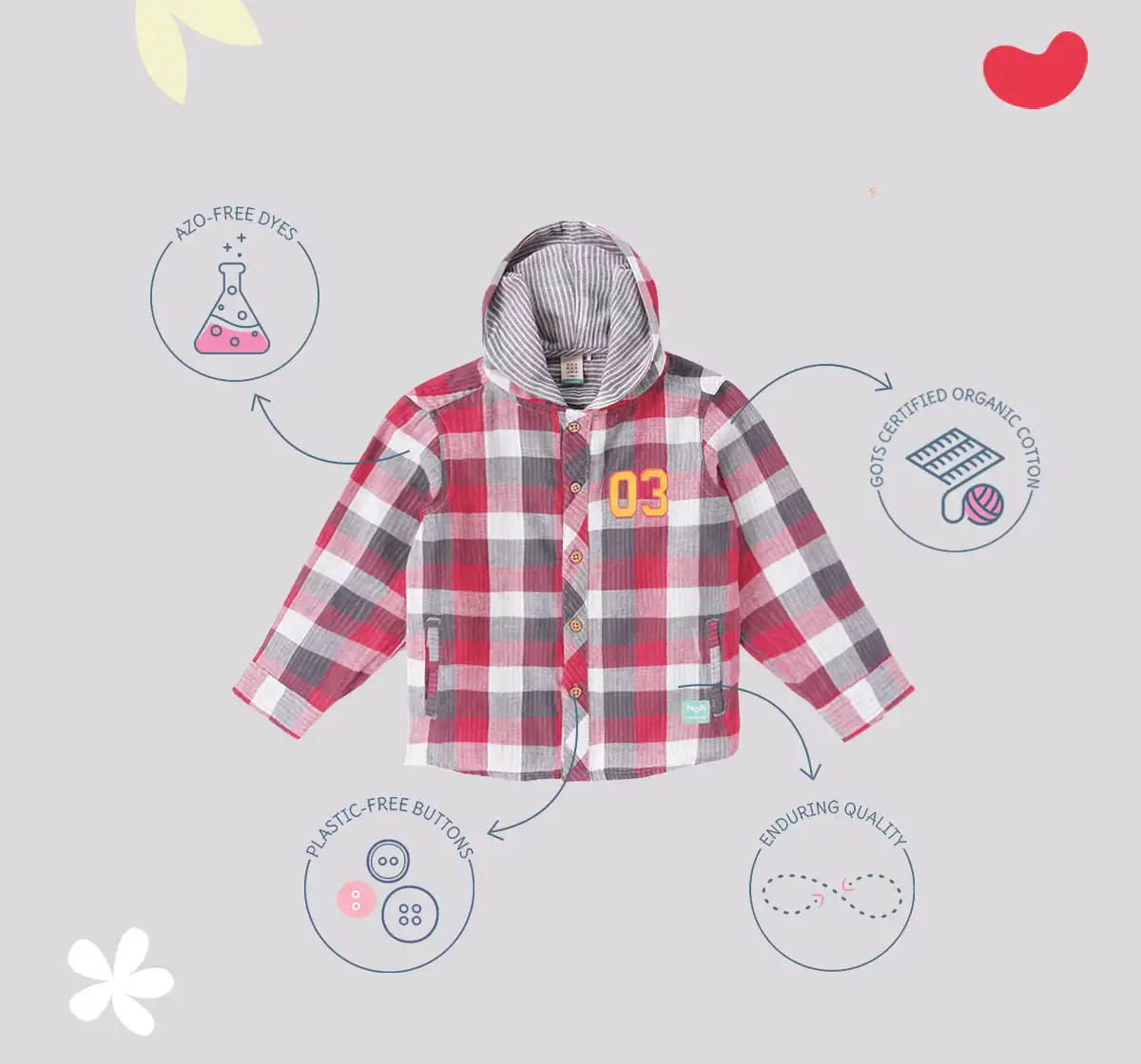 Check Shirt With Hoodie