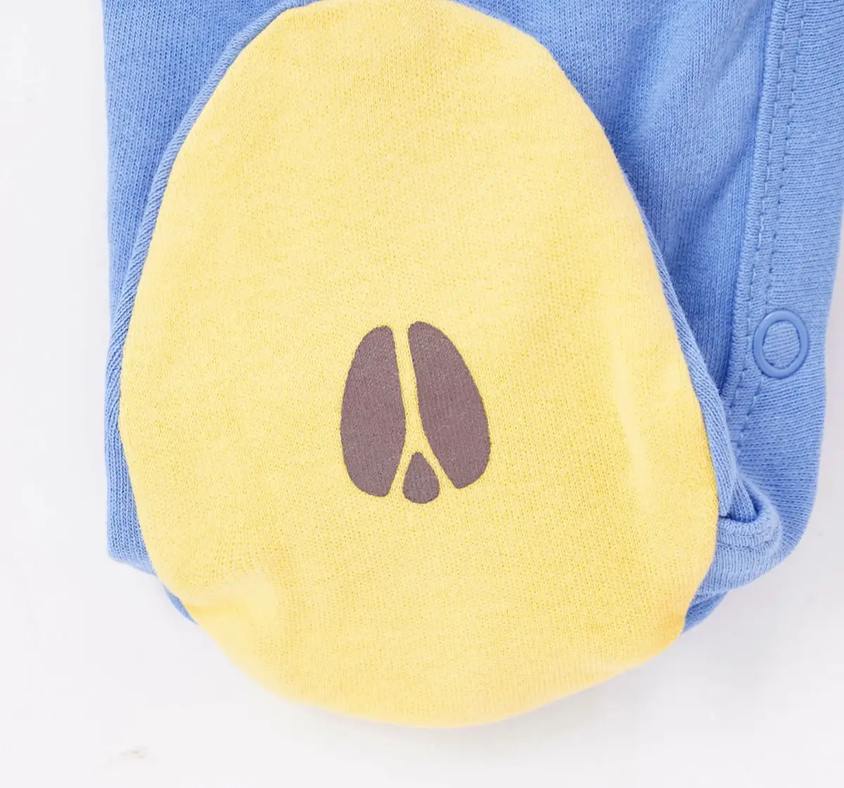 Infant Boys Printed 100% Cotton Sleepsuit - Blue