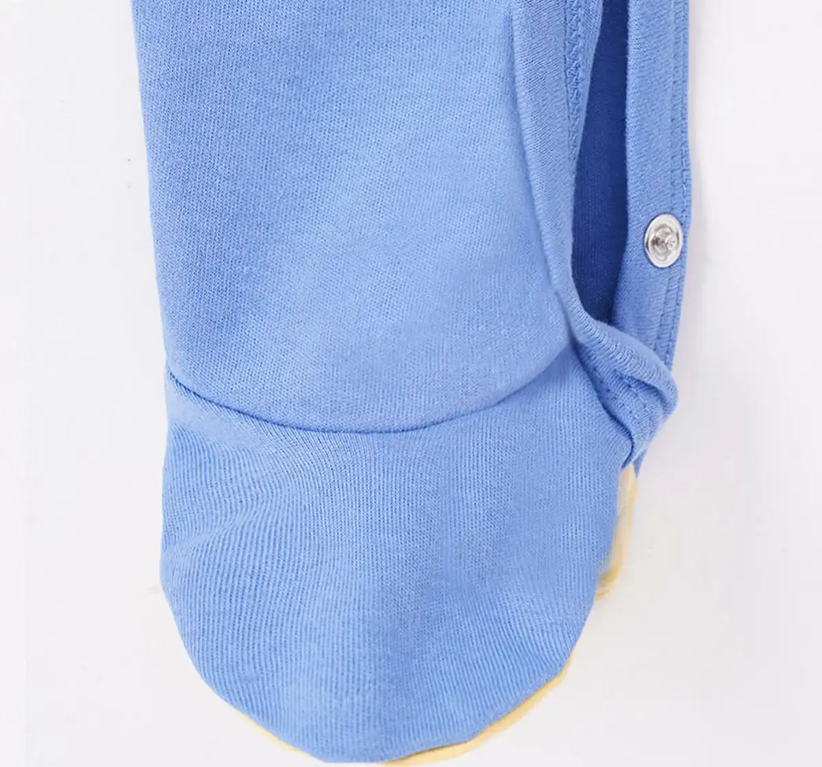 Infant Boys Printed 100% Cotton Sleepsuit - Blue