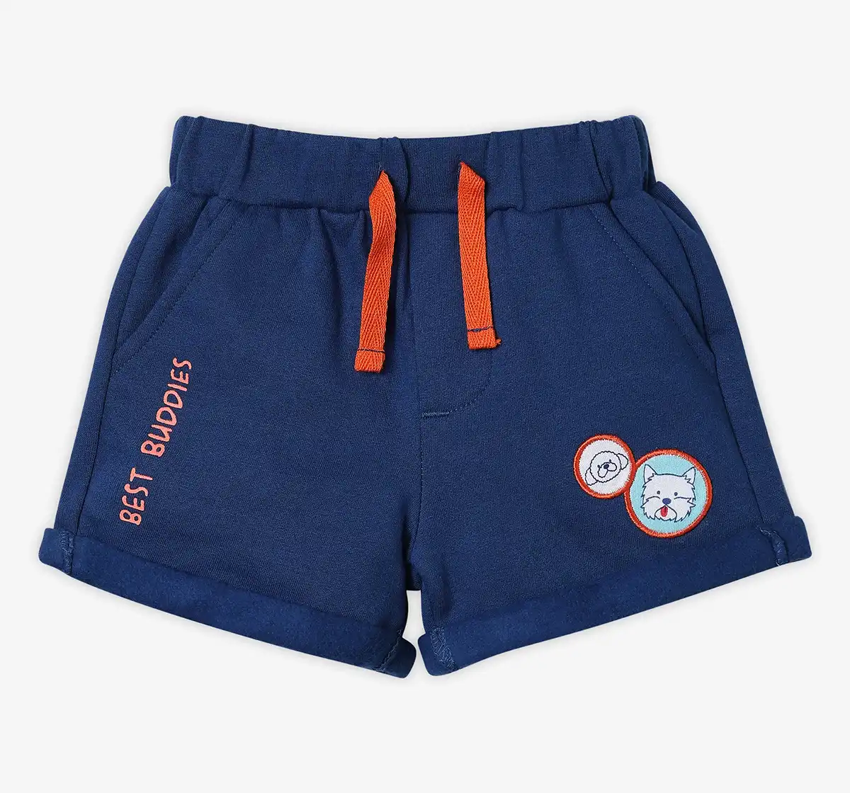 Infant Boys’ 100% Cotton Shorts – Blue