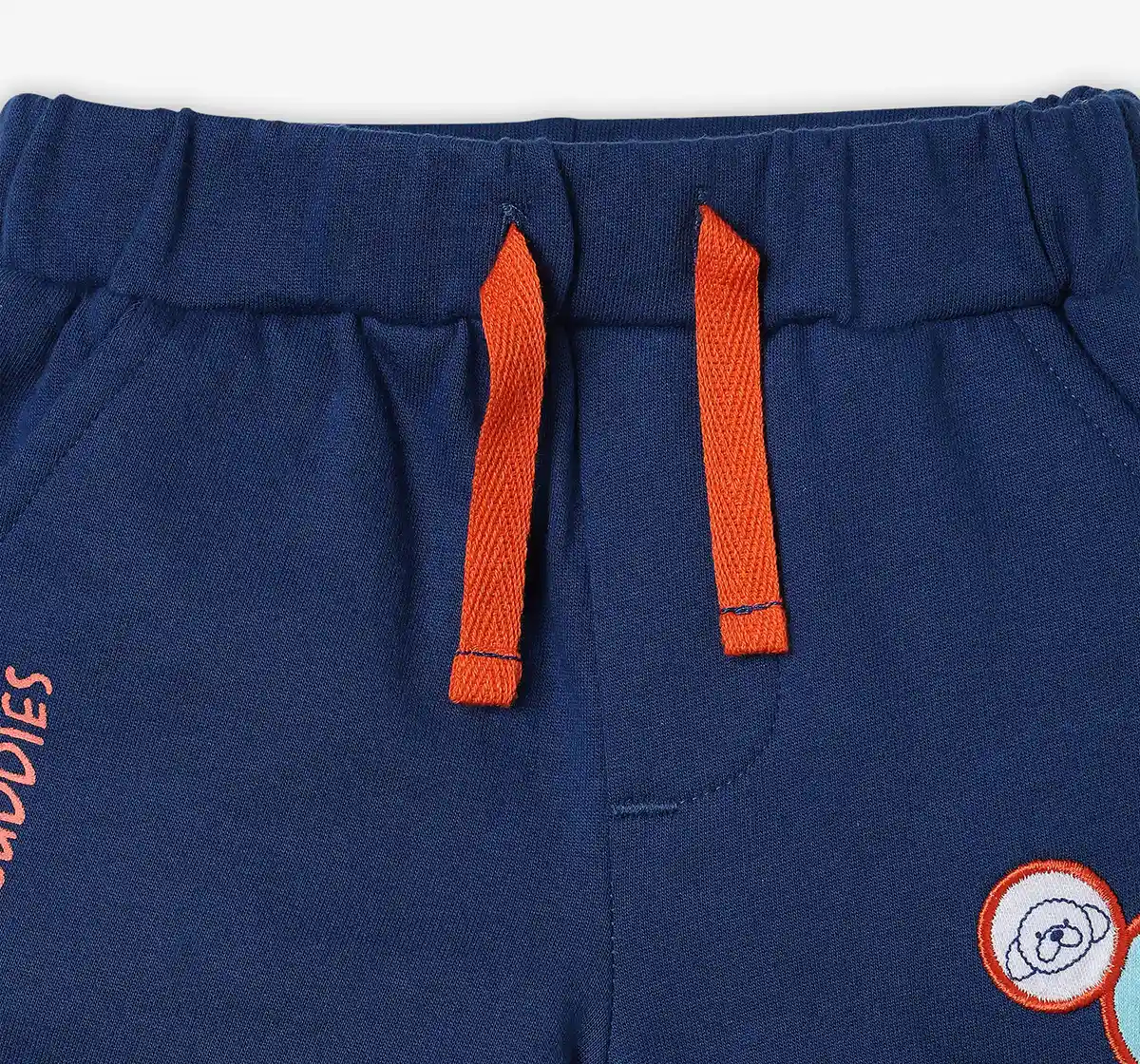 Infant Boys’ 100% Cotton Shorts – Blue
