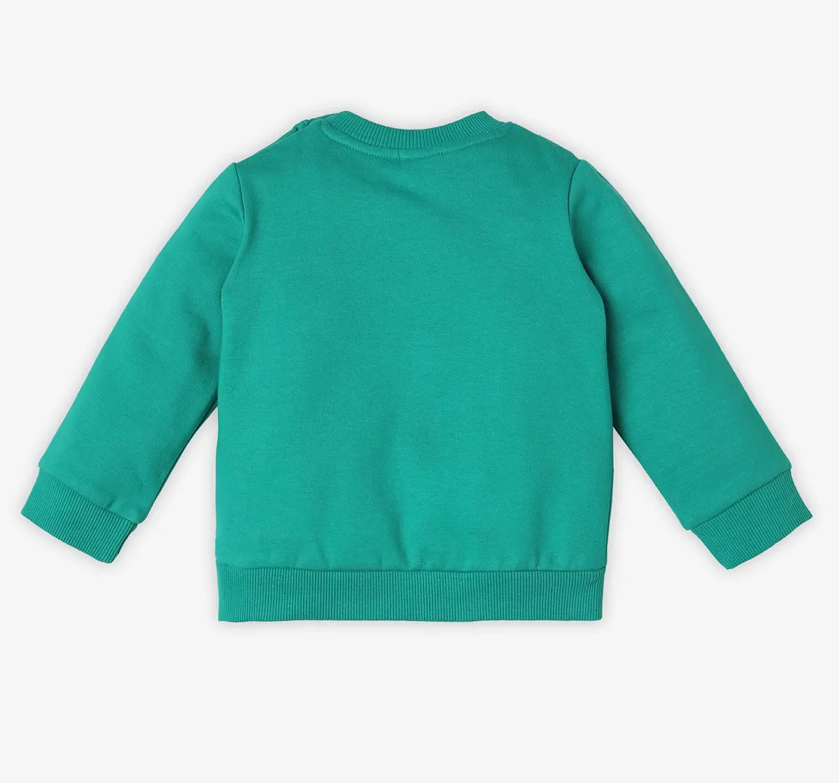 Infant Boys' Printed 100% Cotton Sweatshirt - Green