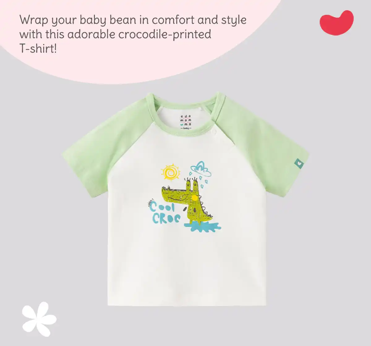 Infant Boys Printed 100% Cotton T-Shirt - White