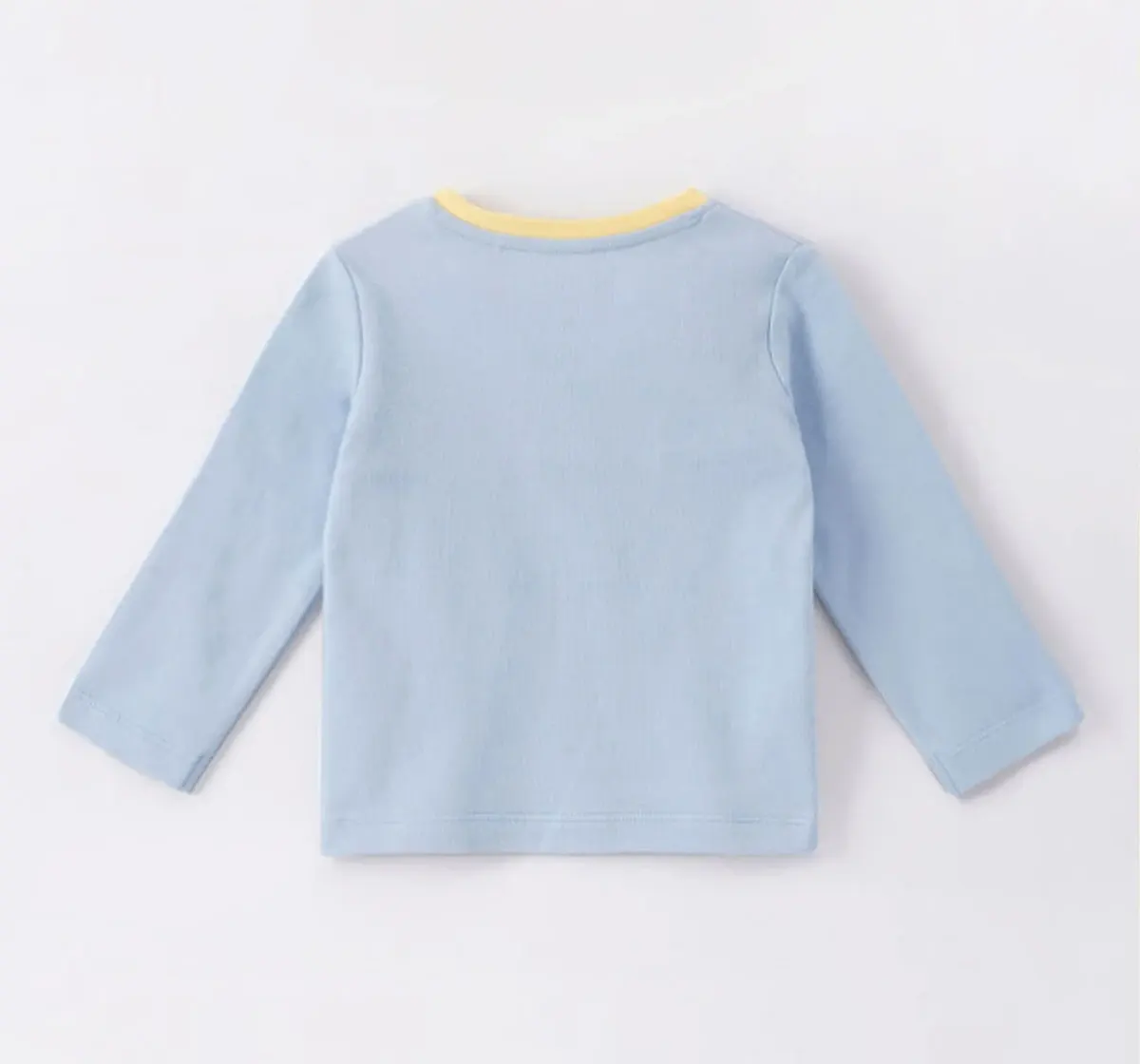 Infant Boys Printed 100% Cotton T-Shirt - Blue