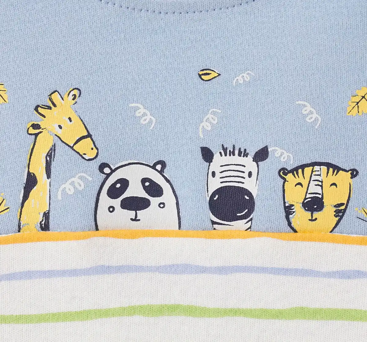 Infant Boys Printed 100% Cotton T-Shirt - Blue