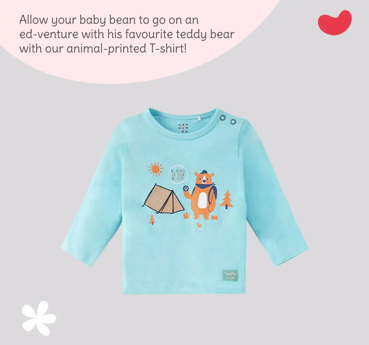 Infant Boys Printed 100% Cotton T-Shirt - Blue