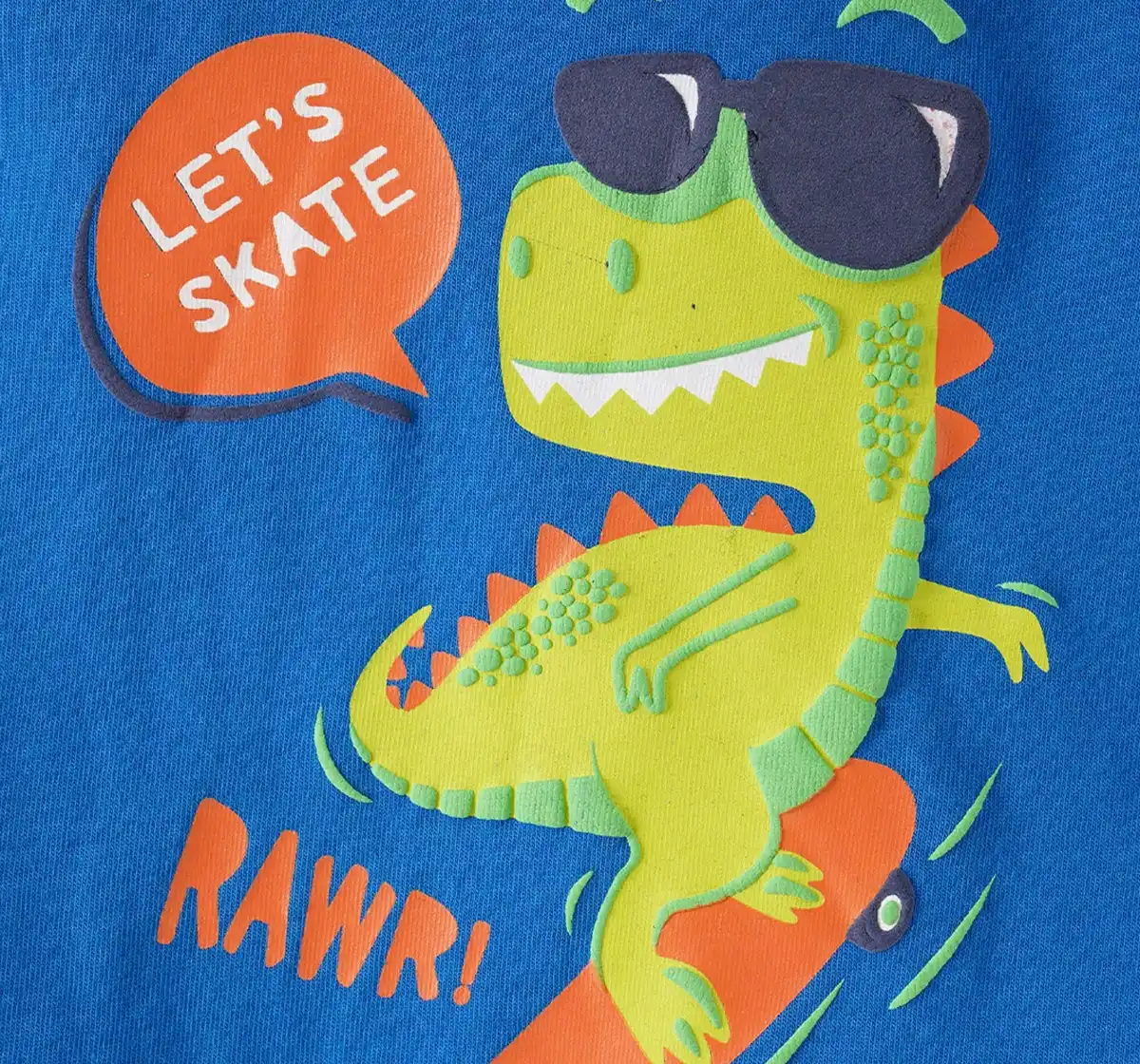 Infant Boys Printed 100% Cotton T-Shirt - Blue