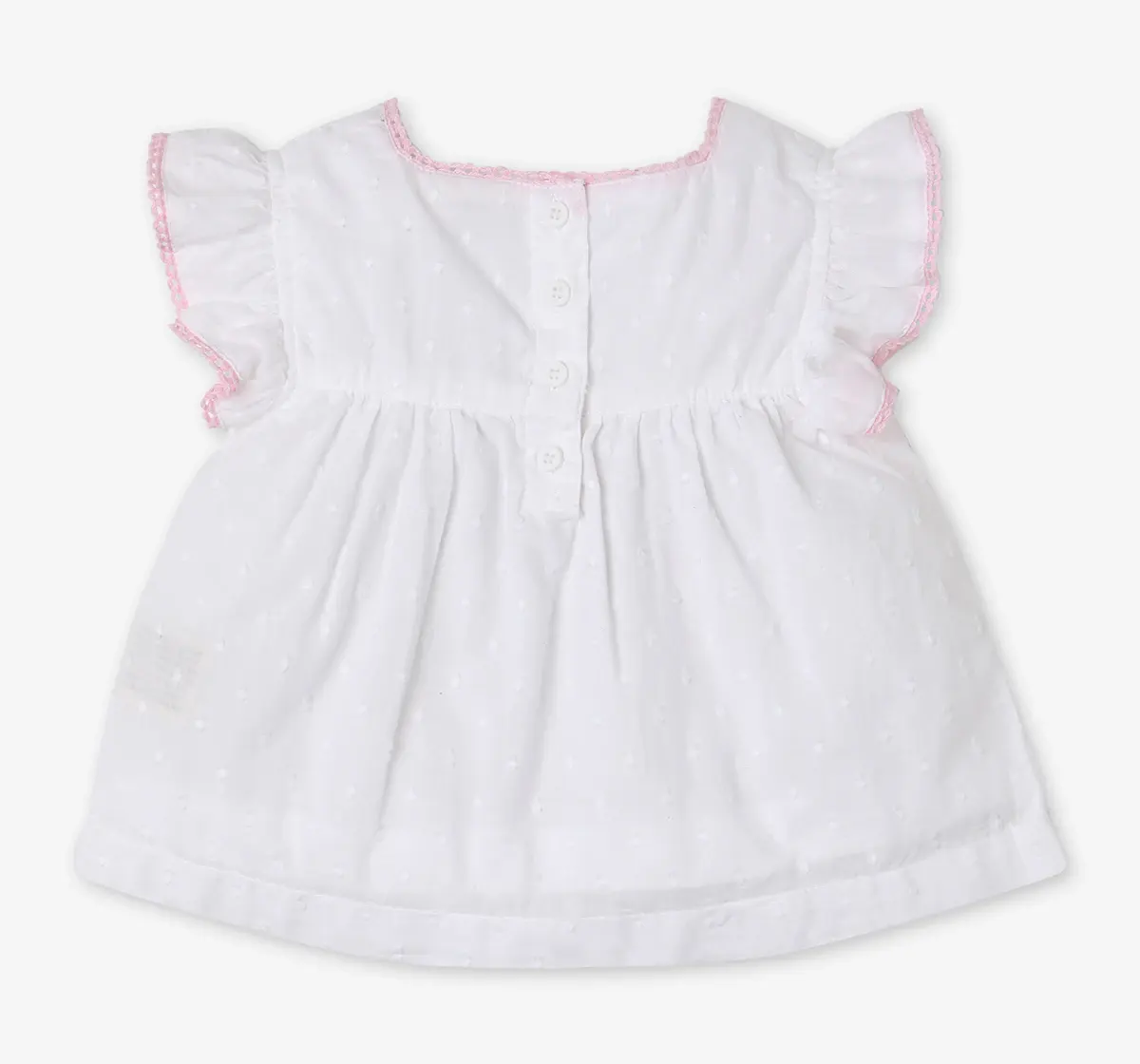 Infant Girls' Floral Printed 100% Cotton Top with Shorts Set - Multicolour