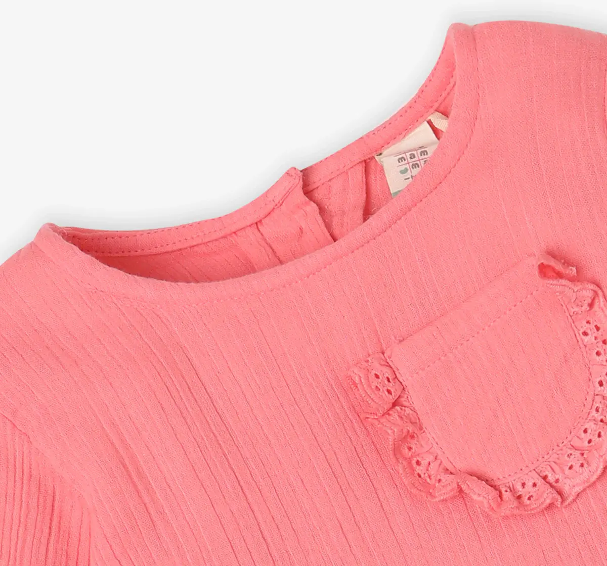 Infant Girls' 100% Cotton Co-ord Set - Peach