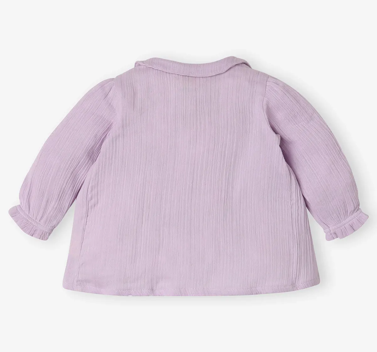 Infant Girls' Embroidered 100% Cotton Co-ord Set - Lavender