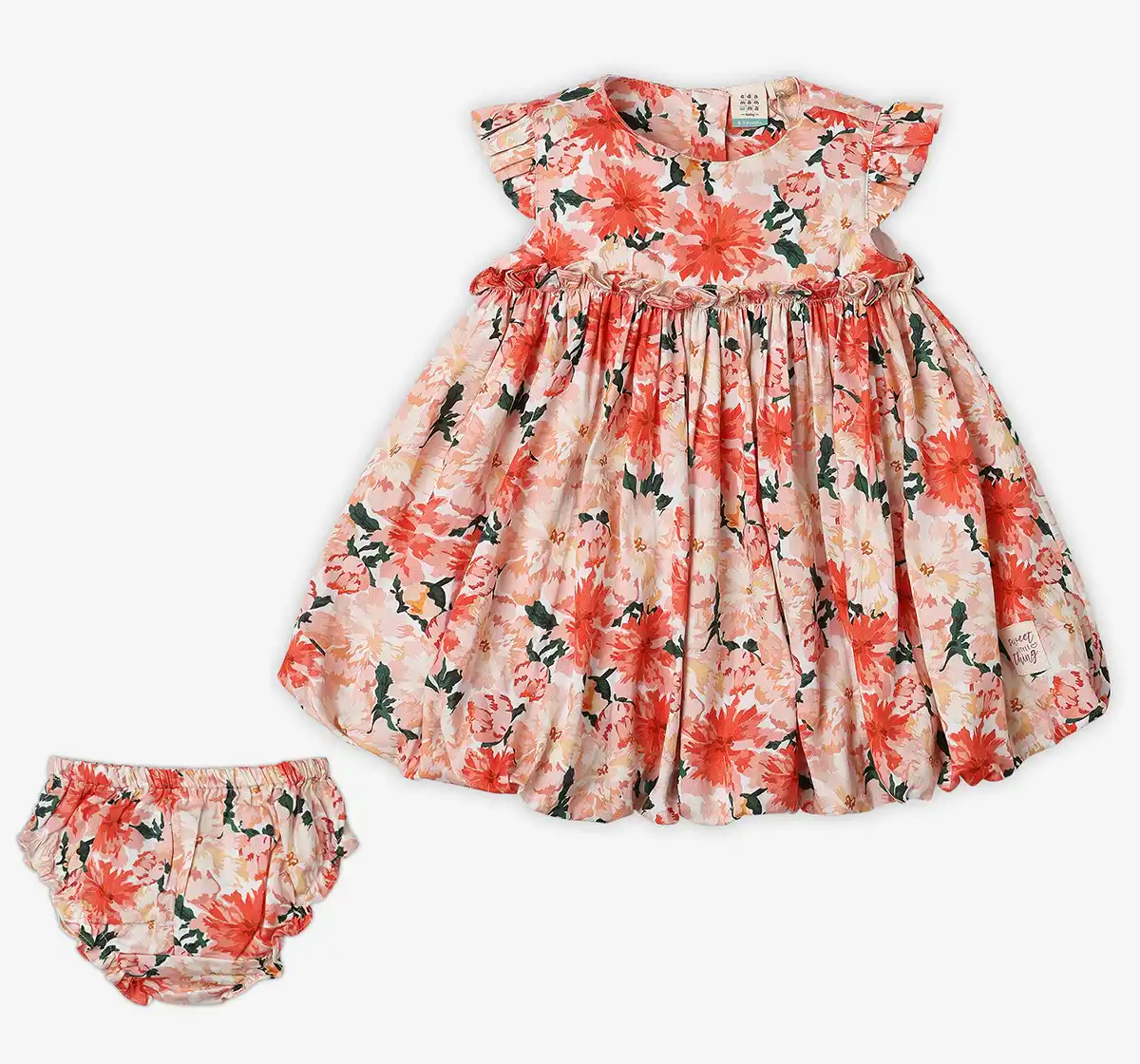 Infant Girls Floral Printed Dress