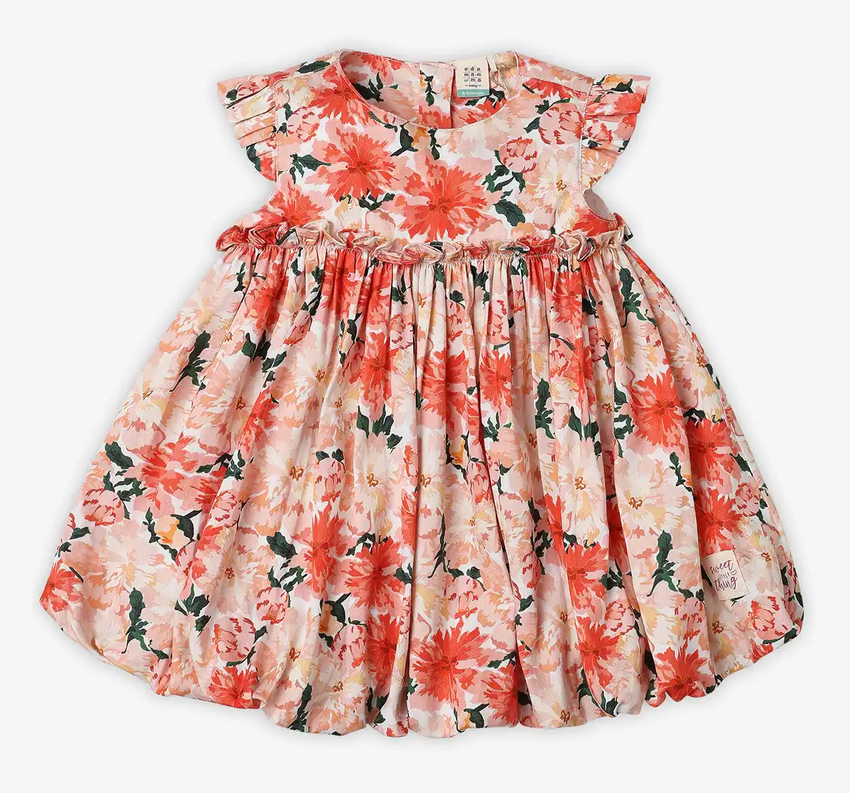 Infant Girls Floral Printed Dress