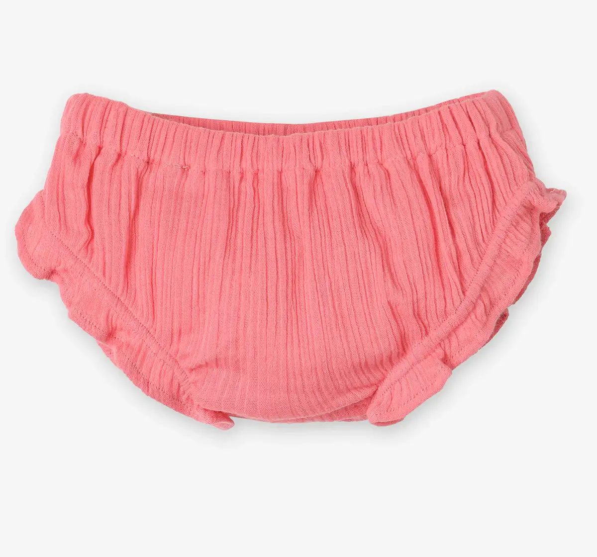 Infant Girls' Embroidered 100% Cotton Dress - Pink