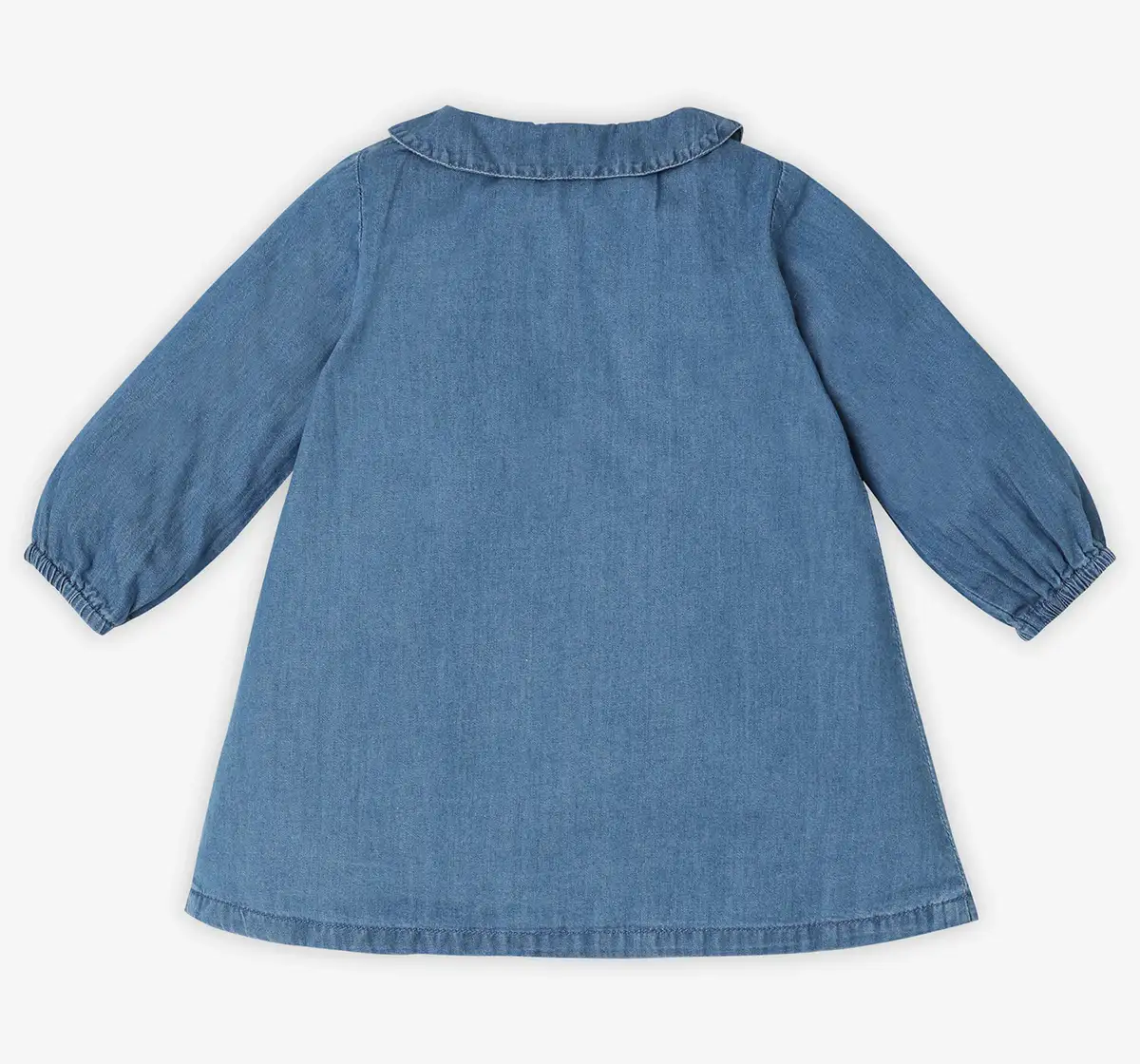 Infant Girls Full Sleeves Denim Dress