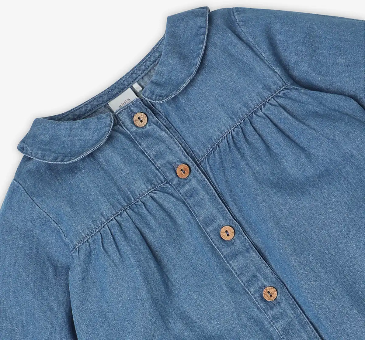 Infant Girls Full Sleeves Denim Dress