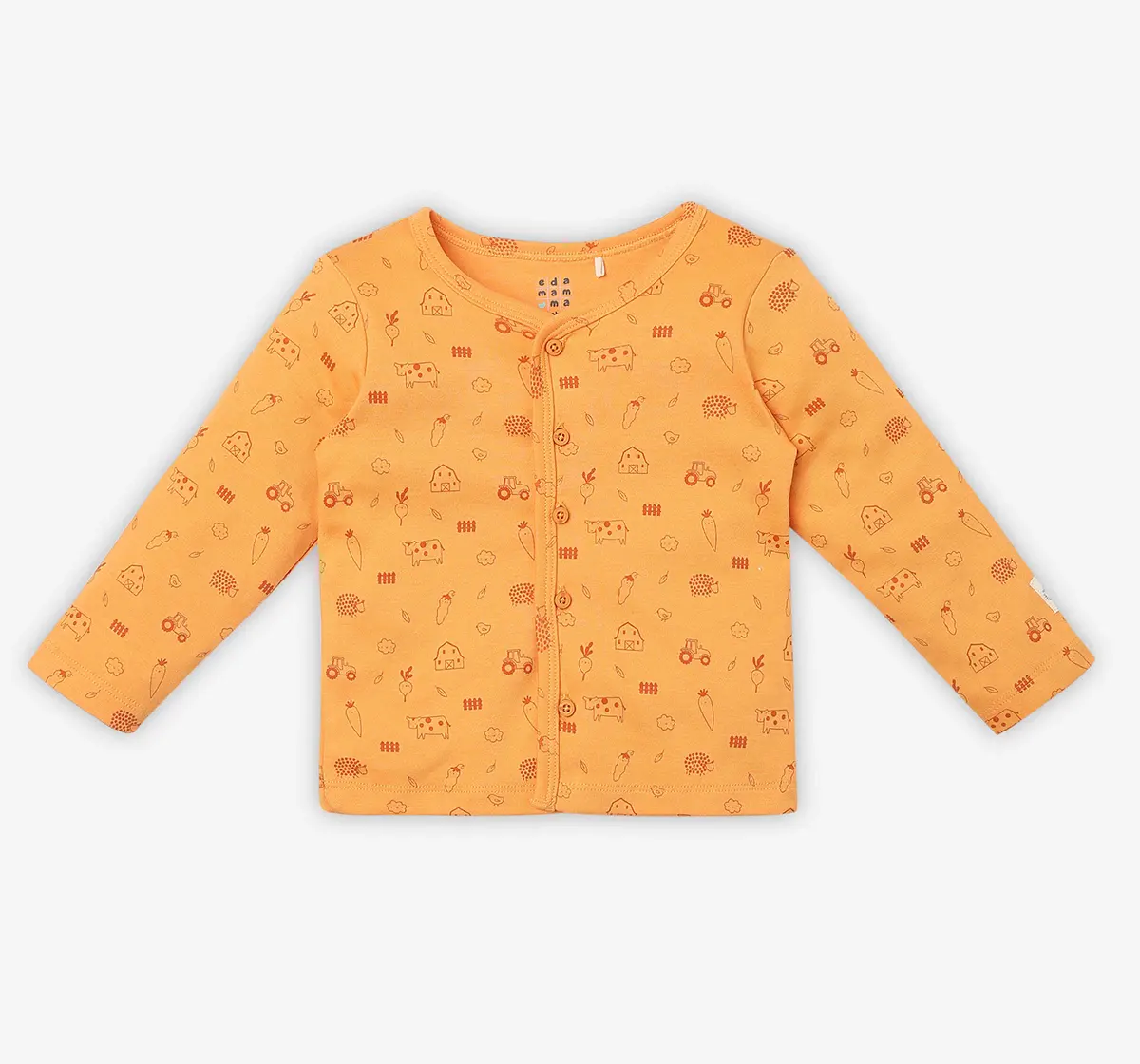 Infant Unisex Printed 100% Organic Cotton Co-ord Set - Multicolour (Pack of 2)