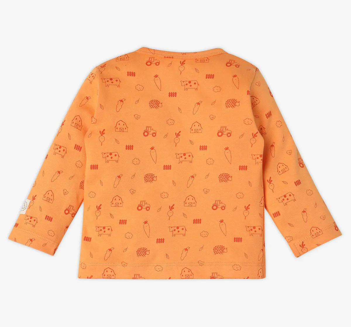 Infant Unisex Printed Organic Cotton T-Shirt  - Multicolour (Pack of 2)