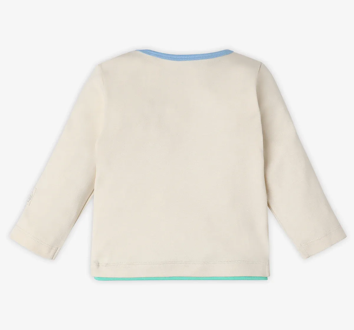 Infant Unisex Printed Organic Cotton T-Shirt  - Multicolour (Pack of 2)