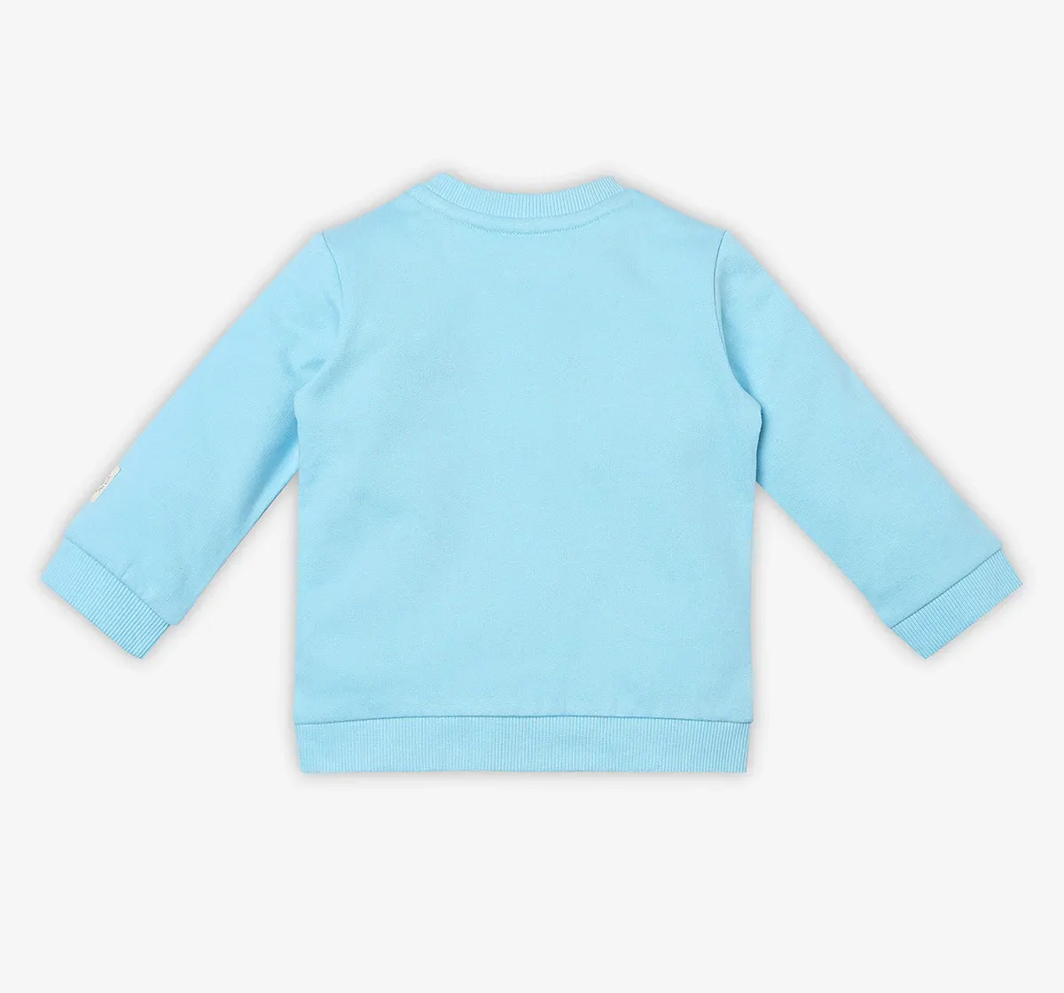 Infant Unisex Printed 100% Cotton Sweatshirt - Blue