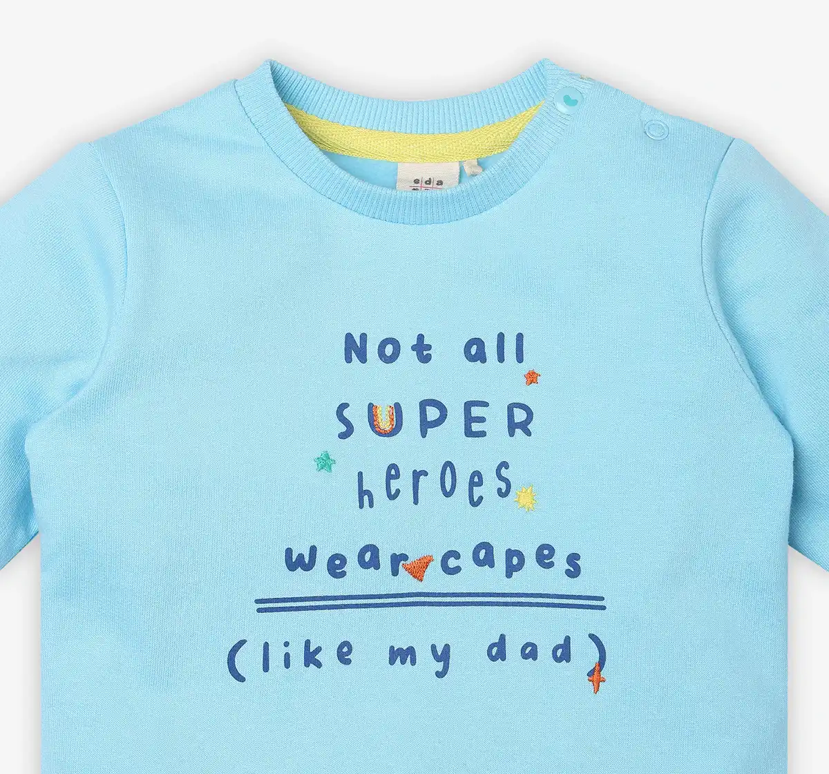 Infant Unisex Printed 100% Cotton Sweatshirt - Blue