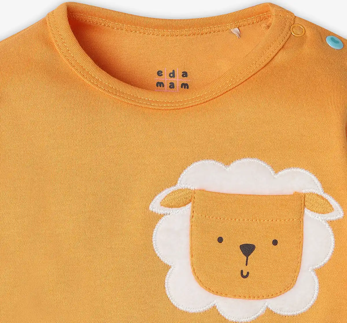 Infant Unisex Organic Cotton T-Shirt - Orange