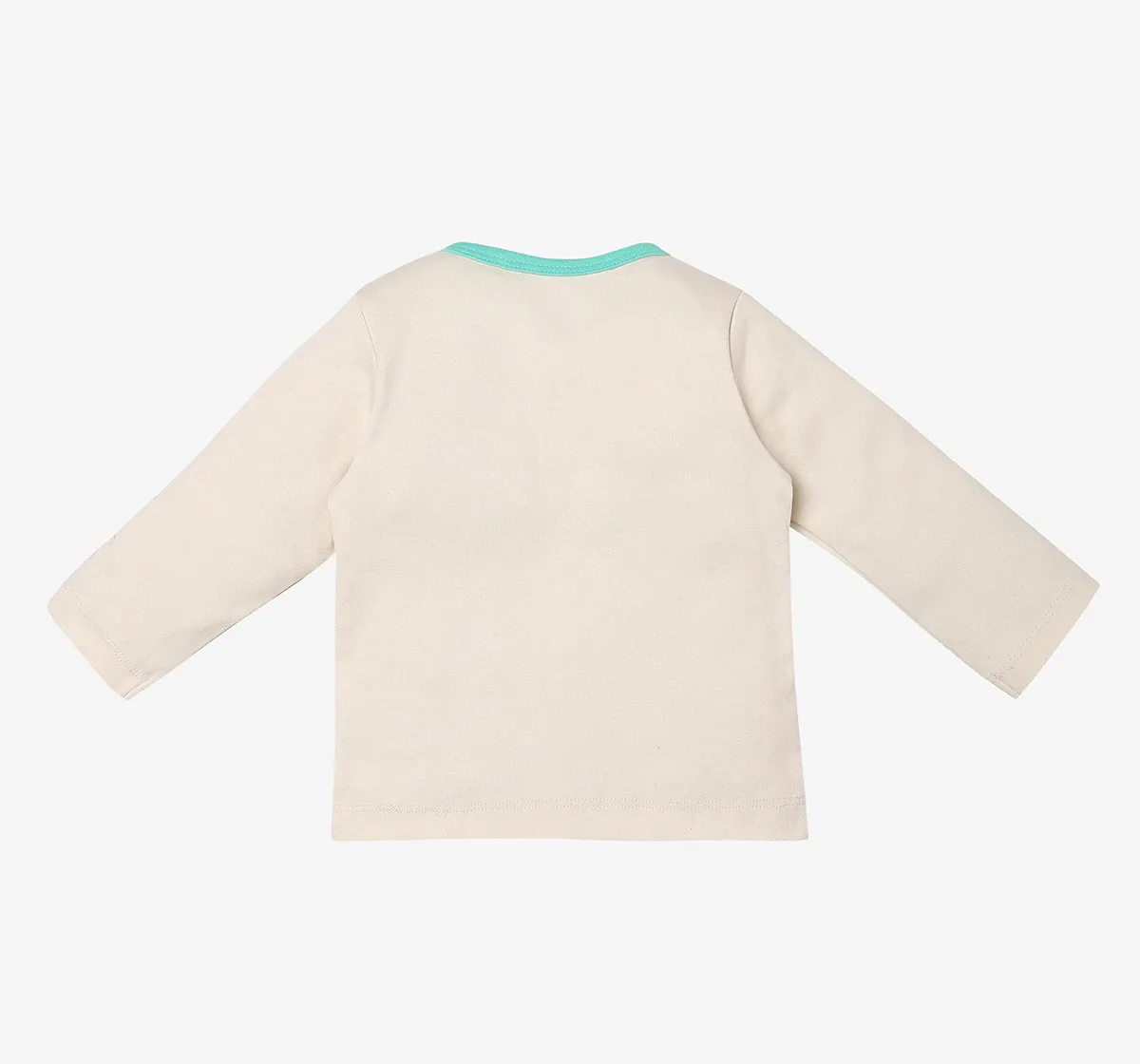 Infant Unisex Printed 100% Organic Cotton T-Shirt - White