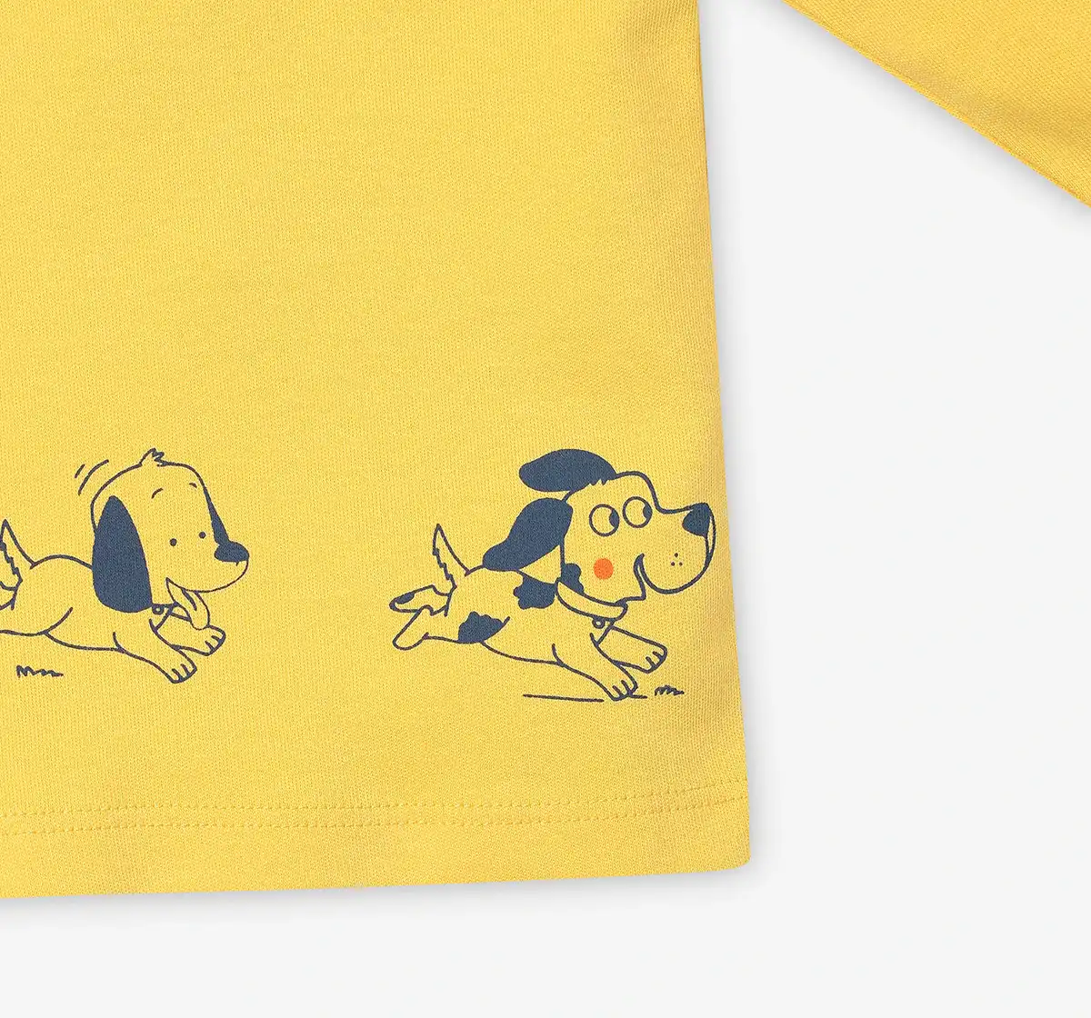 Infant Unisex Printed 100% Organic Cotton T-Shirt - Yellow