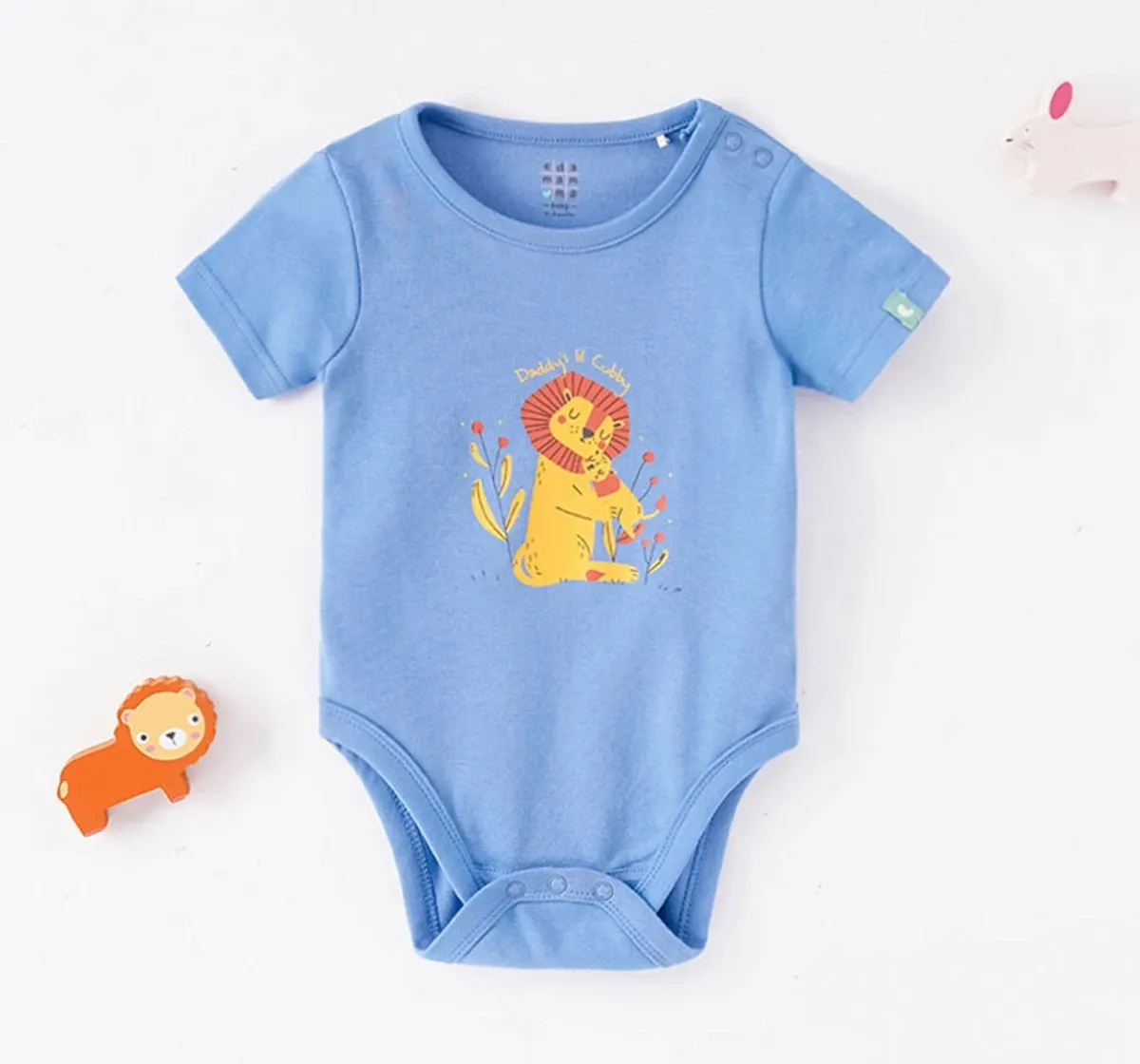 Baby Boys Half Sleeves Bodysuit