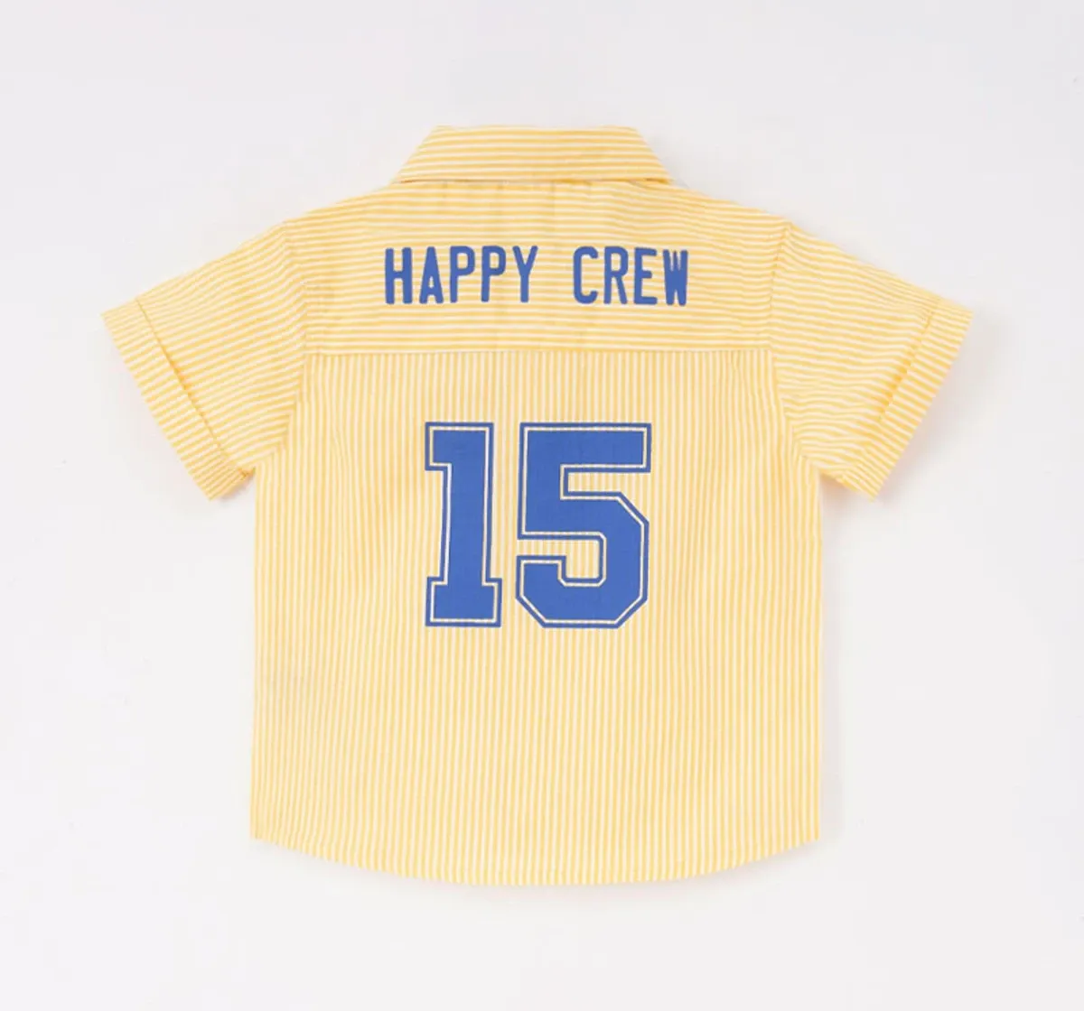 Baby Boys Yellow Striper Shirt