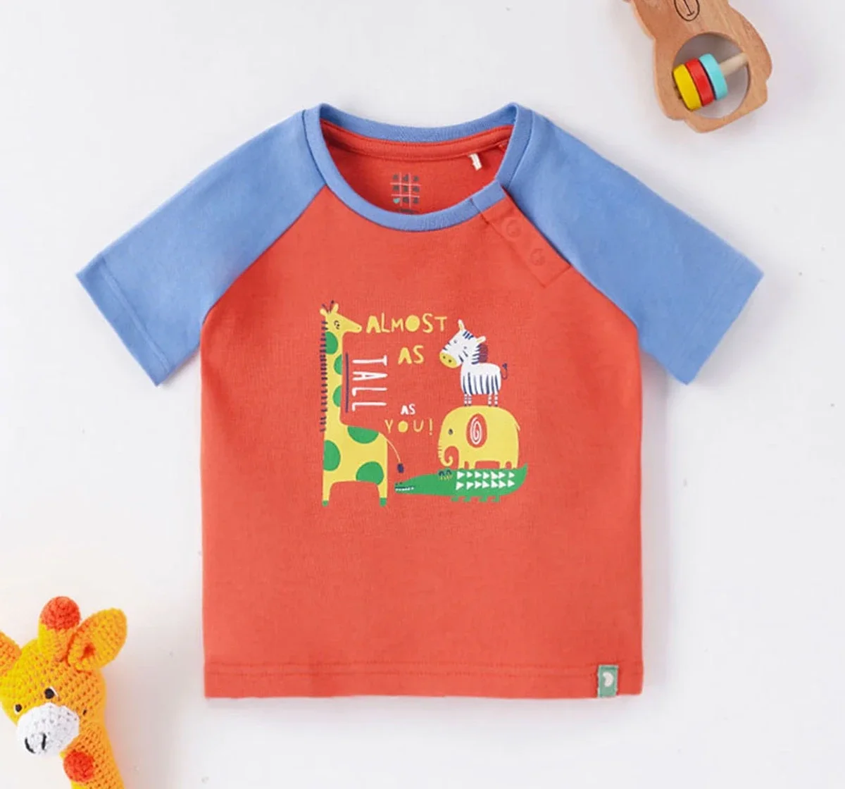 Baby Boys Ranglan Sleeve Tee